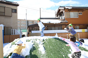 雪遊び楽しかったね