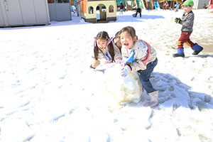 雪遊び楽しかったね