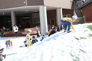 雪遊び楽しかったね