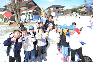 雪遊び楽しかったね