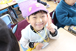 小学校で交流会が行われました　