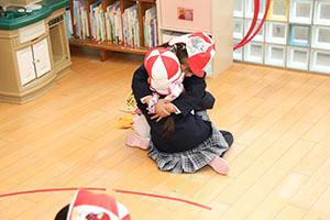 バレンタインチョコカードの交換　りす