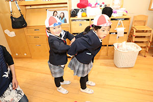 バレンタインチョコカードの交換　りす