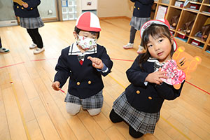 バレンタインチョコカードの交換　りす