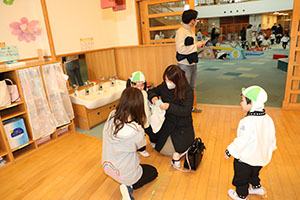 作品展が行われました 　年少・年長組　ー1日目ー