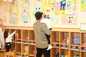作品展が行われました 　年少・年長組　ー1日目ー