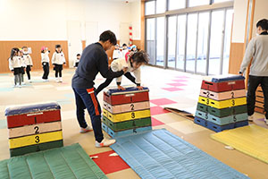 作品展が行われました 　年中組　ー1日目ー