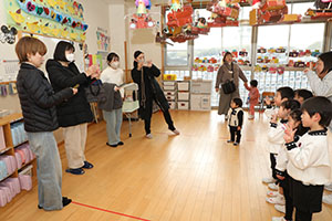 作品展が行われました 　年中組　ー1日目ー