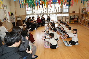 作品展が行われました 　年中組　ー1日目ー
