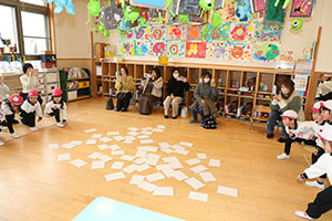 作品展が行われました 　年中組　ー1日目ー