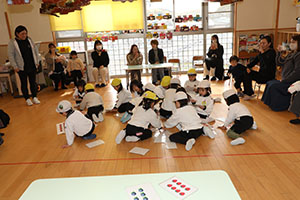作品展が行われました 　年中組　ー1日目ー