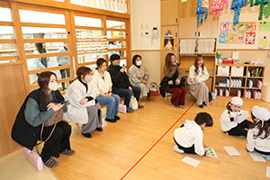 作品展が行われました 　年中組　ー1日目ー