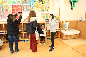 作品展が行われました 　年中組　ー1日目ー