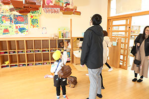 作品展が行われました 　年中組　ー2日目ー