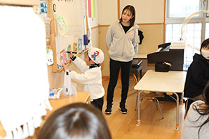 作品展が行われました 　年中組　ー2日目ー
