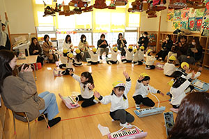 作品展が行われました 　年中組　ー2日目ー