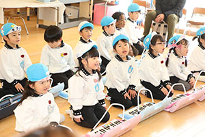 作品展が行われました 　年中組　ー2日目ー