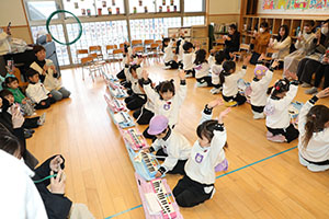 作品展が行われました 　年中組　ー2日目ー