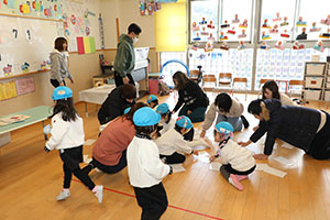 作品展が行われました 　年中組　ー2日目ー
