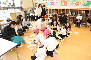 作品展が行われました 　年中組　ー2日目ー