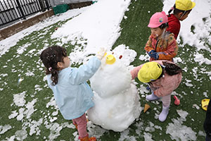 雪遊び　楽しかったね