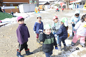 雪遊び　楽しかったね