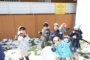 雪遊び　楽しかったね