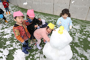 雪遊び　楽しかったね