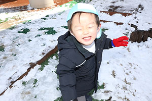雪遊び　楽しかったね