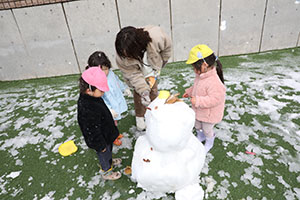雪遊び　楽しかったね