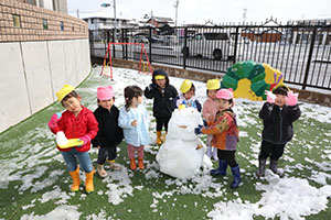 雪遊び　楽しかったね