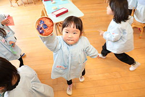 ケーキの制作　ことり