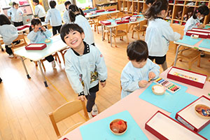 ケーキの制作　ことり