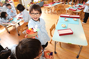 ケーキの制作　ことり