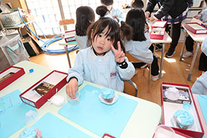 カップケーキの制作　さくら