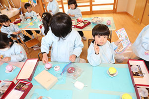 カップケーキの制作　さくら