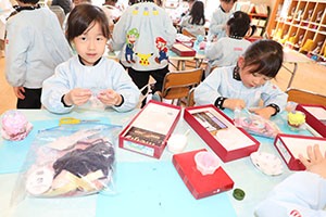 カップケーキの制作　さくら
