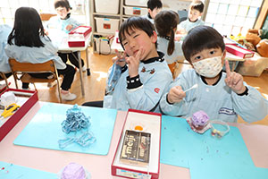 カップケーキの制作　さくら