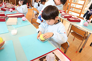 カップケーキの制作　さくら