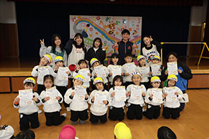 がんばりマンカード　表彰式　年中組