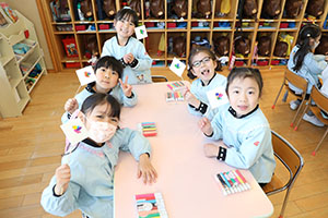 科学教室「色の不思議」　D・E