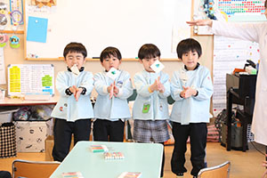 科学教室「色の不思議」　D・E