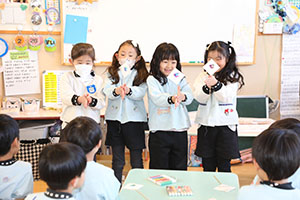 科学教室「色の不思議」　D・E