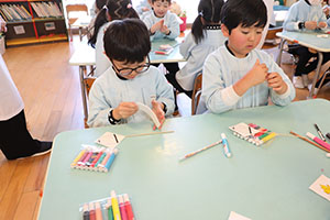 科学教室「色の不思議」　D・E