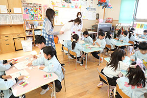 科学教室「色の不思議」　D・E