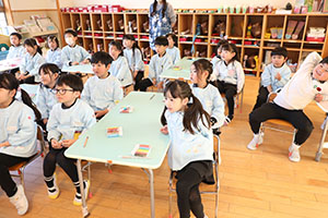 科学教室「色の不思議」　D・E