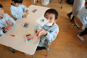 科学教室「色の不思議」　A・B・C