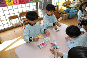 科学教室「色の不思議」　A・B・C