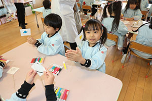 科学教室「色の不思議」　A・B・C