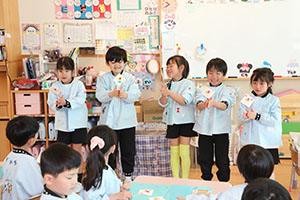 科学教室「色の不思議」　A・B・C